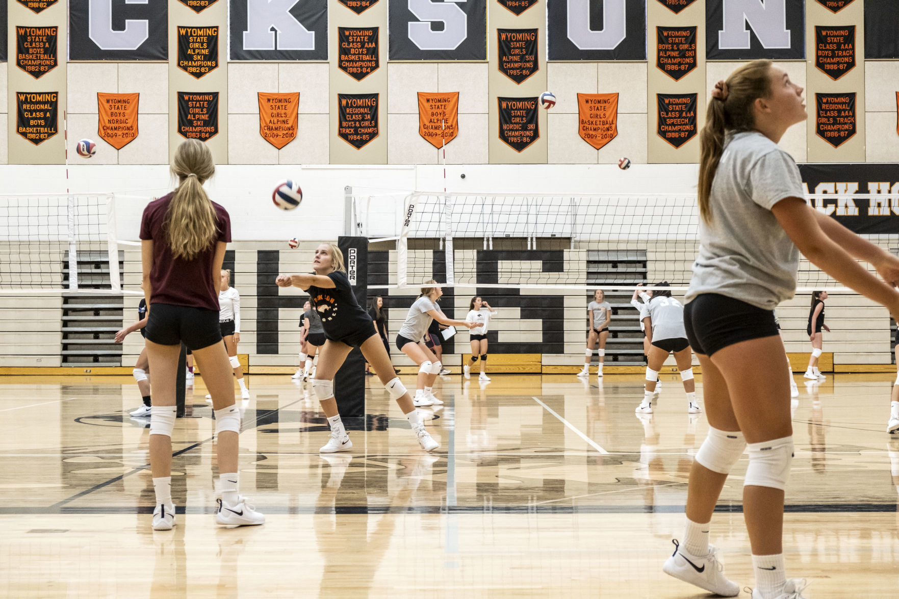 JHHS volleyball practice